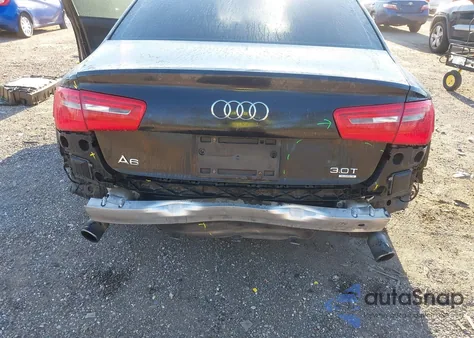 2015 Audi A6 3.0T Premium Plus from USA, damaged, VIN WAUFGAFC9FN035982